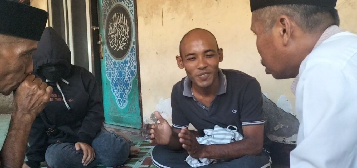 kedatangan orang tua yang telah menelantarkan anaknya di dusun Tegal desa Jagaraga.