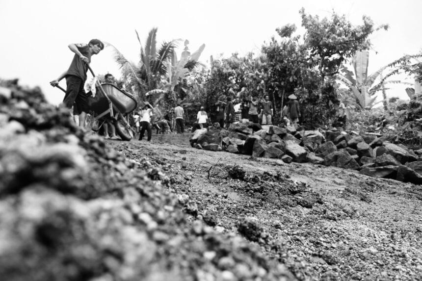 Ilustrasi batas desa (getnews/emha firmansyah)