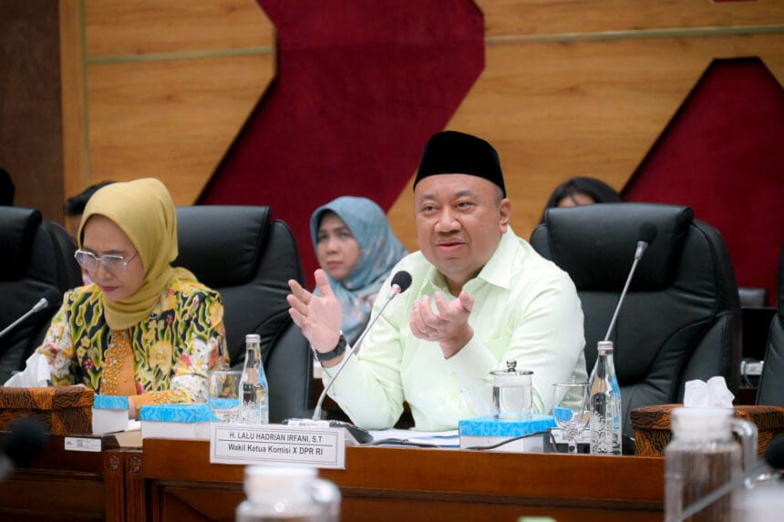 Wakil Ketua Komisi X DPR RI Lalu Hadrian Irfani