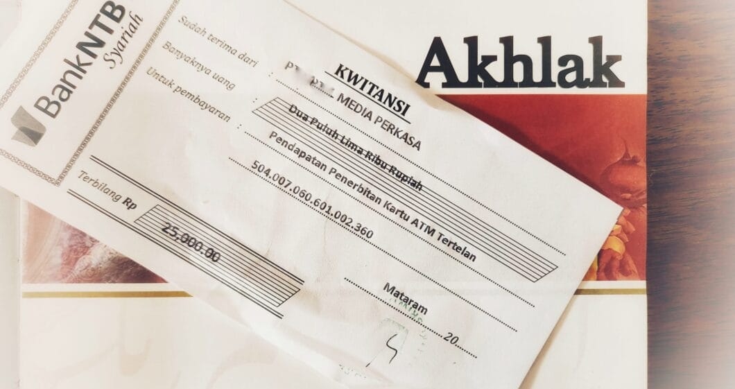 ILUSTRASI - KWITANSI (GETNEWS.)