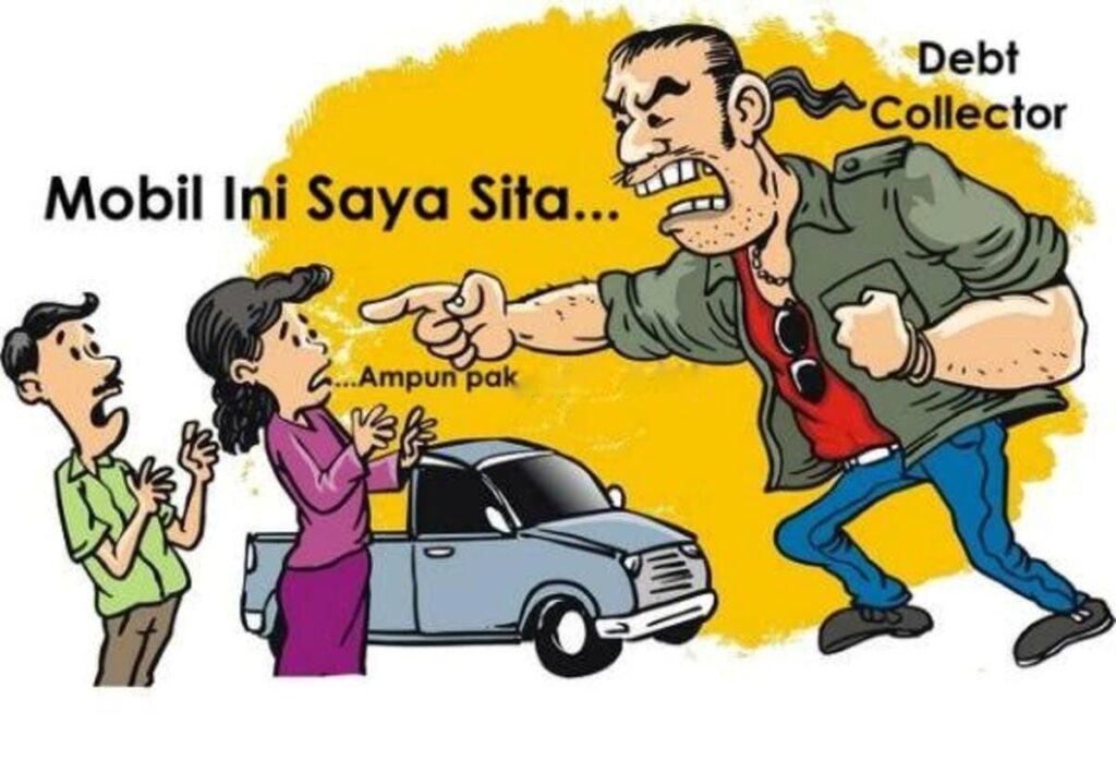 ilustrasi Debt collector (istimewa)