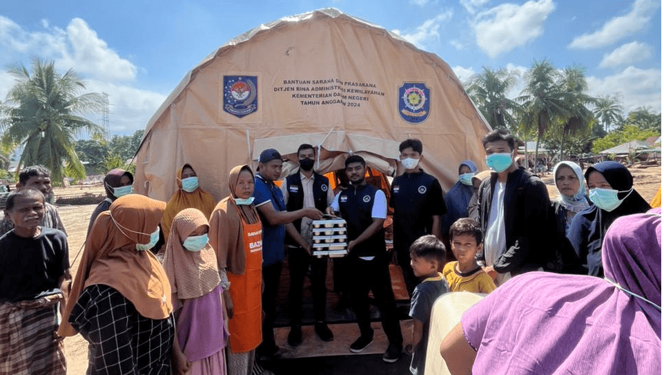 Aktivitas posko SPPG di wilayah terdampak Kabupaten Pidie Jaya, Aceh. (Foto Humas BGN)