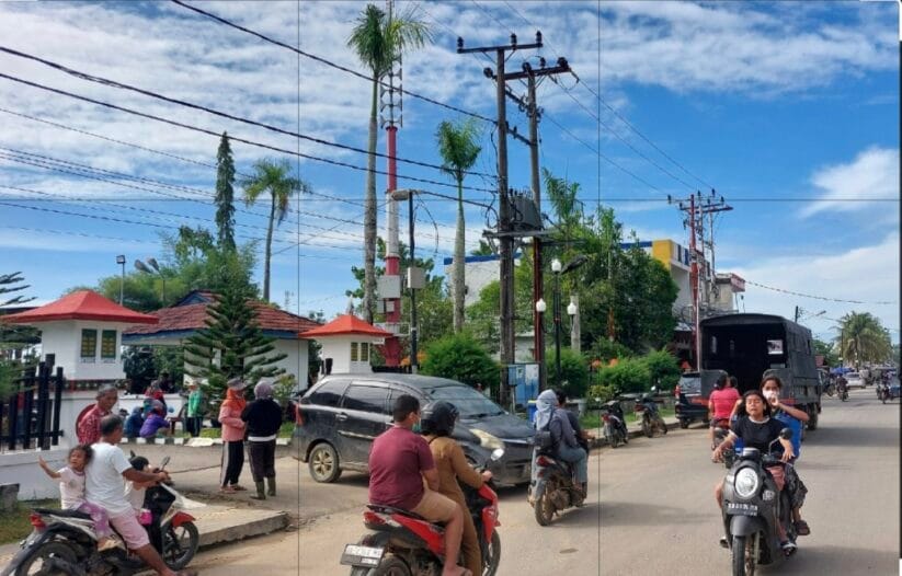 Kondisi aktivitas masyarakat mulai normal di Kecamatan Pandan, Tapanui Tengah, Sumatera Utara, Selasa (9/12/2025)/ Jhon InfoPublik.