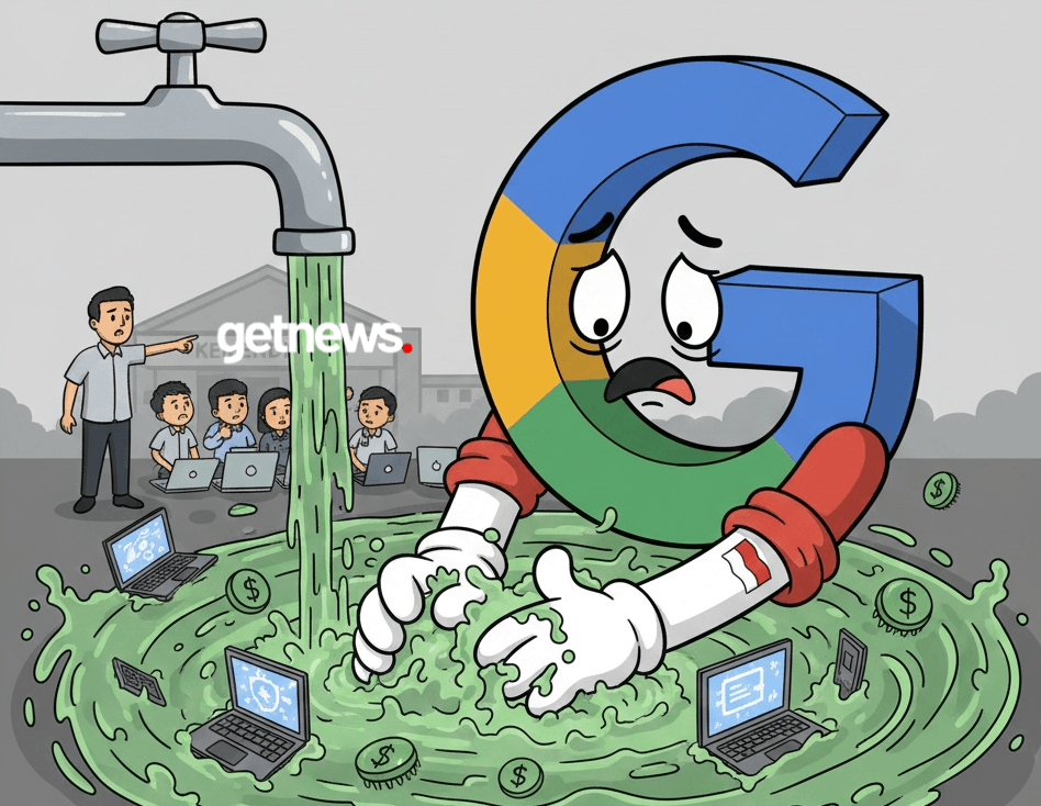 Google menegaskan bahwa keterlibatan mereka di Indonesia bersifat murni bisnis- ilustrasi (AI/GETNEWS)