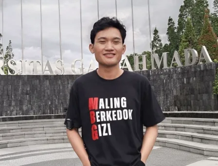 Tiyo Ardianto, Ketua Badan Eksekutif Mahasiswa Universitas Gadjah Mada (BEM UGM), mengungkapkan rangkaian intimidasi sistematis yang menimpa dirinya dan keluarga pasca melontarkan kritik keras terhadap program Makan Bergizi Gratis (MBG) milik pemerintahan Prabowo-Gibran. (Istimewa)