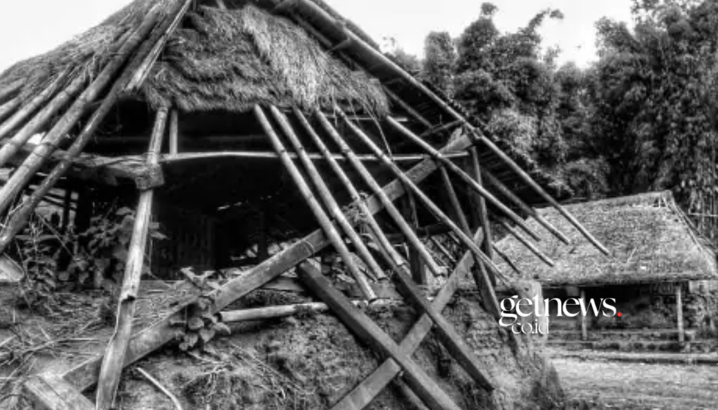 Ilustrasi - sebuah gubuk roboh di sebuah desa di lombok (getnews/Hero)