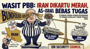 ILUSTRASI : WASIT PBB: IRAN Dikartu MERAH. AS-Israel BEBAS TUGAS (GETNEWS)