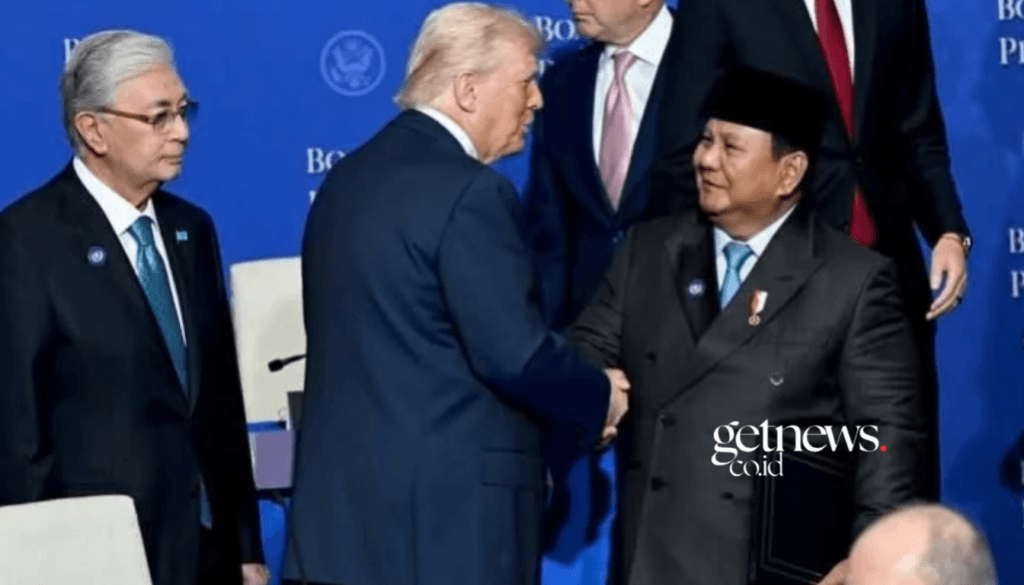 Presiden Prabowo dan Trump Akrab di Acara Board of Peace (BPMI Setpres)