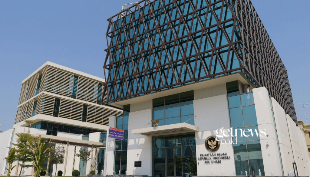 Kedutaan Besar Republik Indonesia (KBRI) Abu Dhabi di Uni Emirat Arab (UEA). Foto: Dok.Kemlu