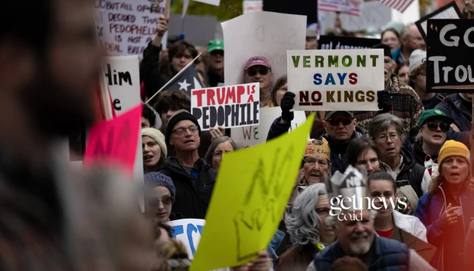 Demo Anti Trump di AS (WFYI/istimewa)