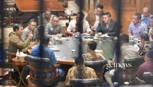 Suasana Rapat Terbatas Presiden Prabowo Subianto bersama sejumlah menteri Kabinet Merah Putih di kediaman Hambalang, Bogor - Mei 2026. (BPMI SETPRES/GETNEWS.)