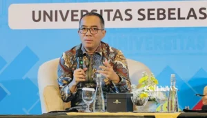 Menteri Pendidikan Tinggi, Sains, dan Teknologi (Mendiktisaintek) Brian Yuliarto dalam Sidang Paripurna Majelis Senat Akademik (MSA) Perguruan Tinggi Negeri Badan Hukum (PTN BH) di Surakarta. (Foto: Dok Kemdiktisaintek)
