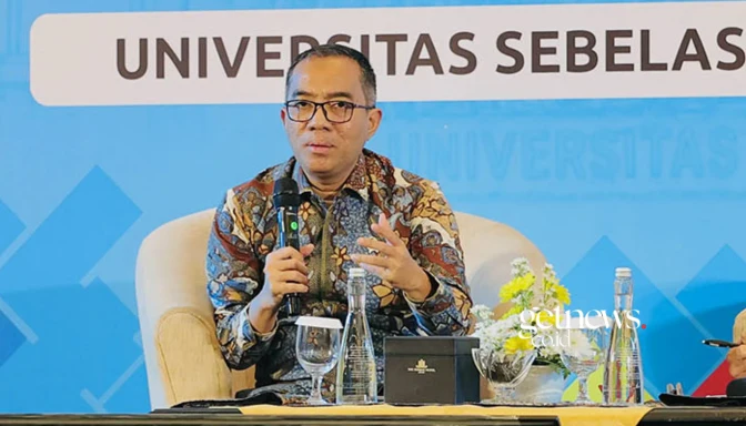 Menteri Pendidikan Tinggi, Sains, dan Teknologi (Mendiktisaintek) Brian Yuliarto dalam Sidang Paripurna Majelis Senat Akademik (MSA) Perguruan Tinggi Negeri Badan Hukum (PTN BH) di Surakarta. (Foto: Dok Kemdiktisaintek)