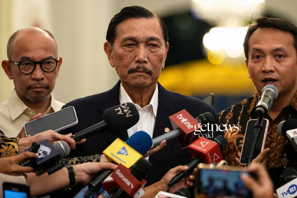 Dewan Ekonomi Nasional (DEN) yang dipimpin Luhut Binsar Pandjaitan pada Selasa, (9/6/2026) menyambangi Istana Negara untuk menghadao Presiden Prabowo Subianto guna membahas sejumlah isu ekonomi nasional. (Istimewa)