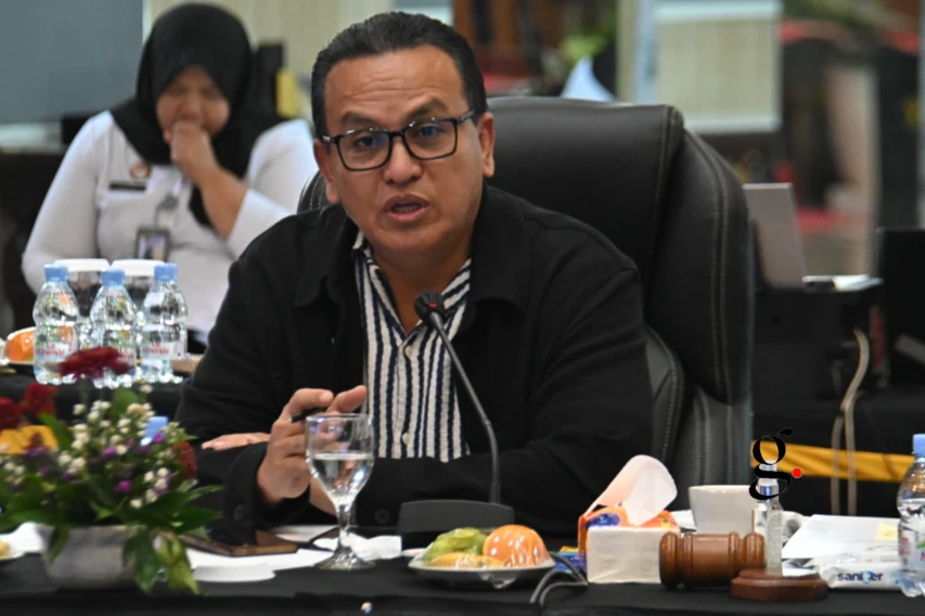 Anggota Pansus RUU HPI DPR RI, Umbu Kabunang Rudi Yanto Hunga, dalam Kunjungan Kerja Spesifik Pansus RUU HPI di Semarang, Jawa Tengah, Rabu (26/06/2026). Foto: Upi/Karisma