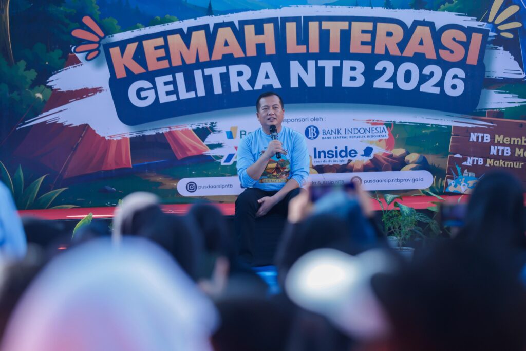 GELITRA NTB Diluncurkan, Gubernur Miq Iqbal Ajak Bangun Budaya Literasi dari Desa
